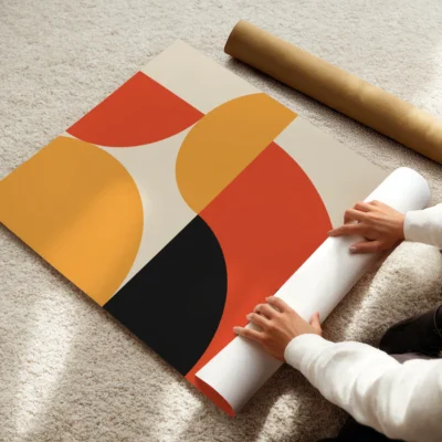 Bauhaus Vintage Art Exhibition Poster – Minimalist Print