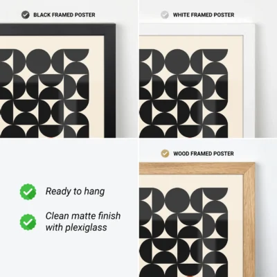 Vintage Art Show Poster – Bauhaus Wall Art Print