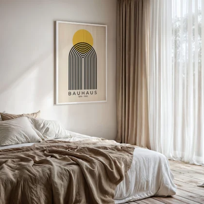 Bauhaus Print – Yellow Sun Arch