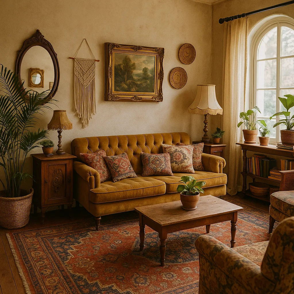 Boho Vintage Decor Ideas That Start with Wall Art