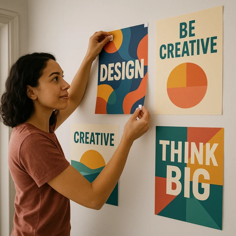 Smart Solutions – How to Hang Posters Without Frames