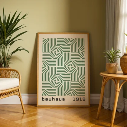 Bauhaus paveikslas – Žalia tyla