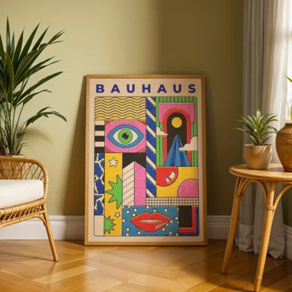 Bauhaus Print – Abstract Wall Art