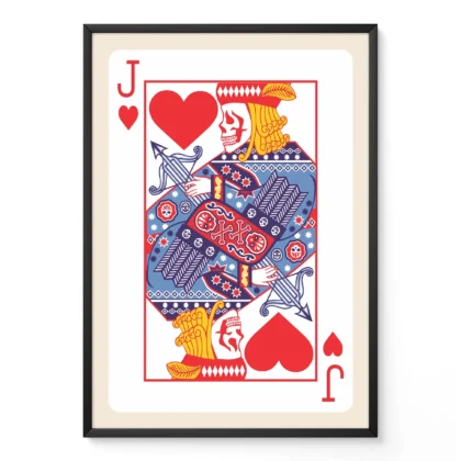 Playing Card Wall Art – Jack of Hearts