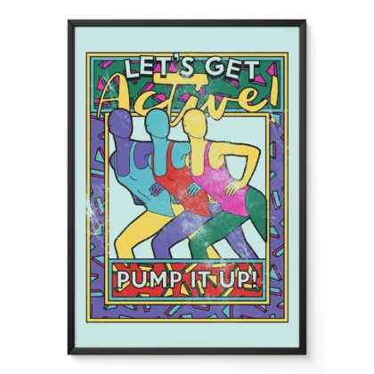 Fitness Wall Art – Pump It Up!