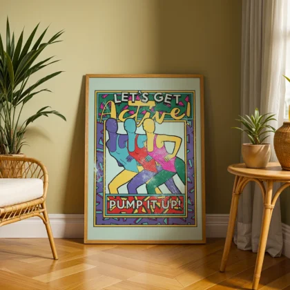 Fitness Wall Art – Pump It Up!