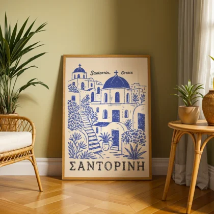Travel Wall Art – Santorini ,Greece