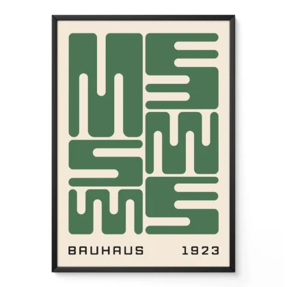 Bauhaus paveikslas – Žali miesto blokai