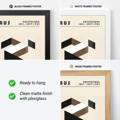 Bauhaus Print – Brown Running Man