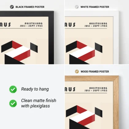Bauhaus Print – Red Running Man