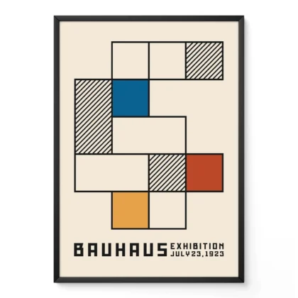 Bauhaus paveikslas – Minimalistinė kompozicija