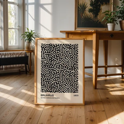 Bauhaus Modern Wall Art Print