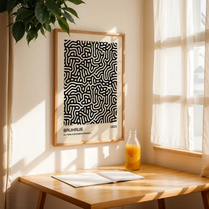 Bauhaus Modern Wall Art Print