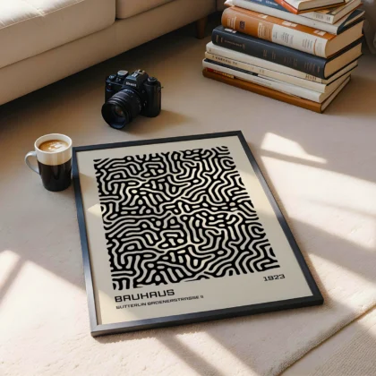 Bauhaus Modern Wall Art Print