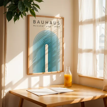 Bauhaus Exhibition Poster – Single Arch