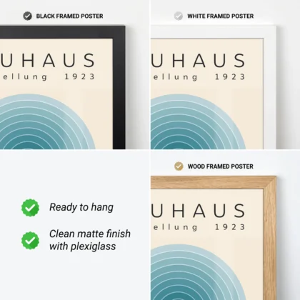 Bauhaus Exhibition Poster – Single Arch