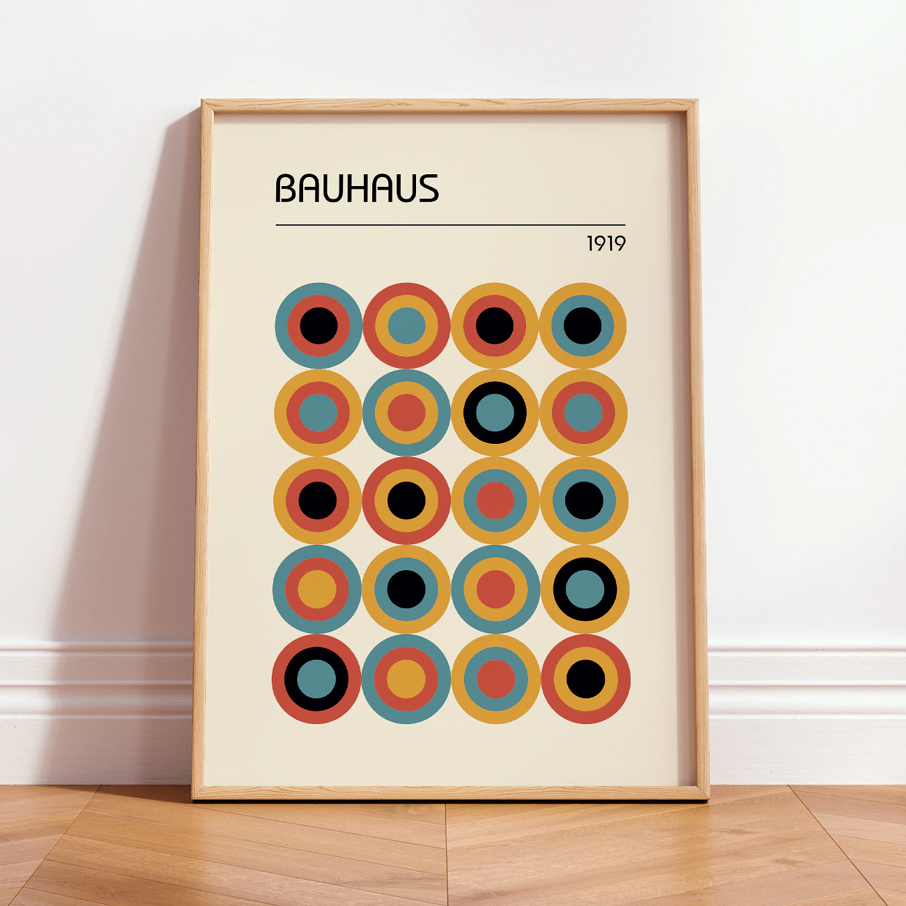 Modernist Art Print – Minimalist Bauhaus Poster