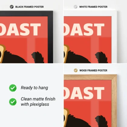 Black Cat Wall Art – Toast