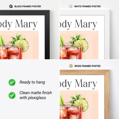 Cocktail Wall Art – Bloody Mary