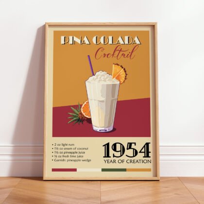 Retro paveikslas – Piña Colada