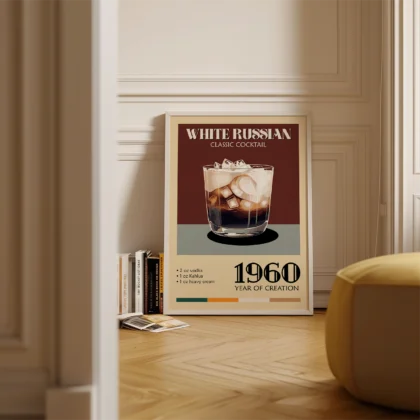 Wandbild – White Russian Cocktail