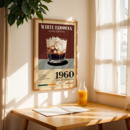 Wandbild – White Russian Cocktail