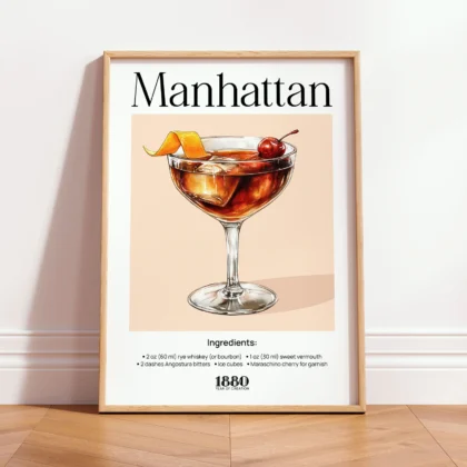 Kokteilio paveikslas – Manhattan