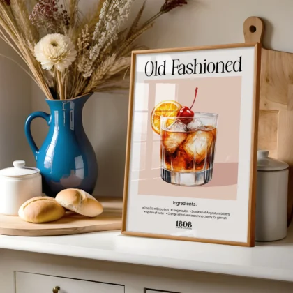 Cocktail Wall Art – Old Fashioned