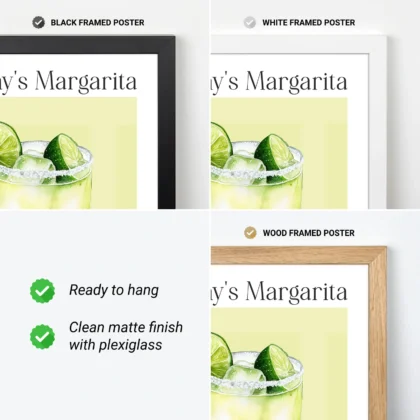 Cocktail Wall Art – Tommy’s Margarita