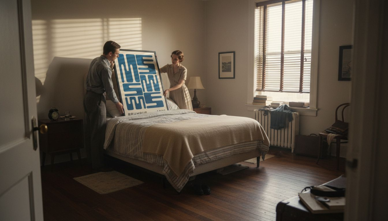 Bauhaus Print: Transforming Retro Home Decor
