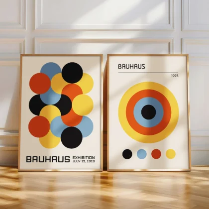 Bauhaus Print Set of 2 – Bubble Balance