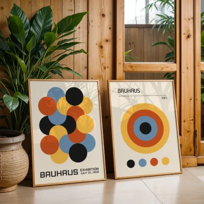 Bauhaus Print Set of 2 – Bubble Balance