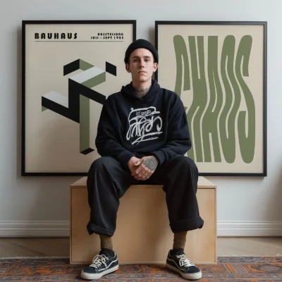 Two Piece Wall Art – Bauhaus Poster Set - Image 3