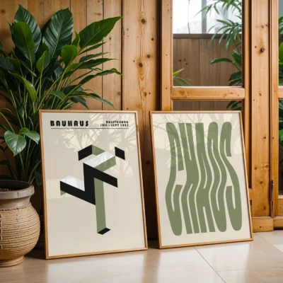 Two Piece Wall Art – Bauhaus Poster Set - Image 4