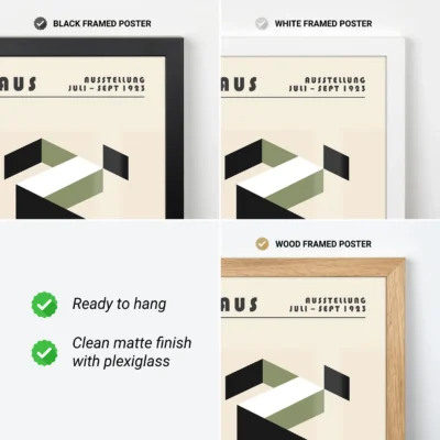 Two Piece Wall Art – Bauhaus Poster Set - Image 8