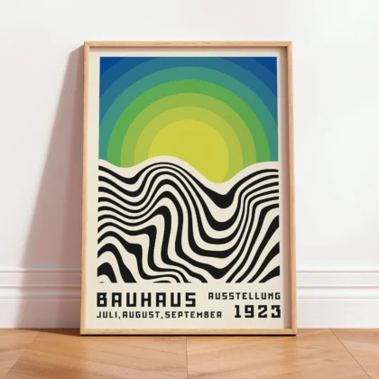 Bauhaus 1923 Print – Green Sun