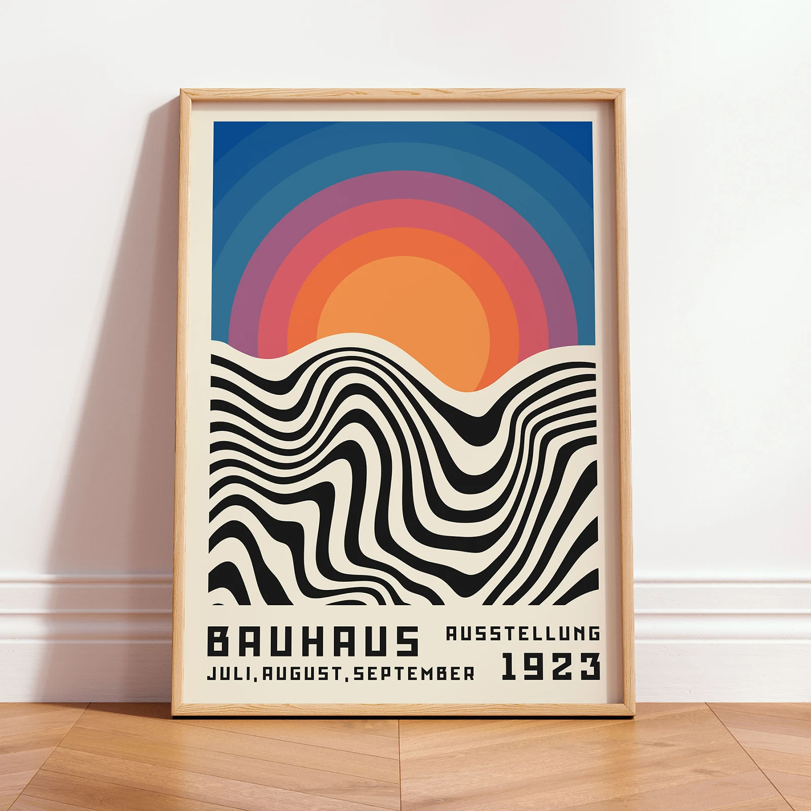 Vintage Poster Art Print – Bauhaus 1923 Wall Decor