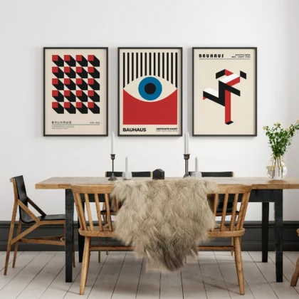 Bauhaus Print Set of 3 – Visual Impact