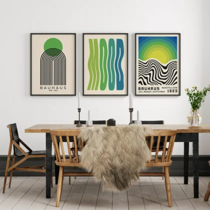 Bauhaus Print Set of 3 – Silent Space