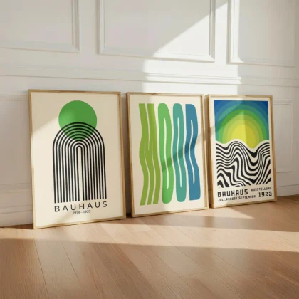 Bauhaus Print Set of 3 – Silent Space