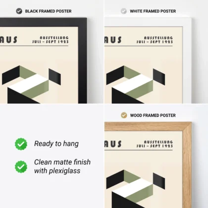 Bauhaus Print Set of 3 – Basic Forms