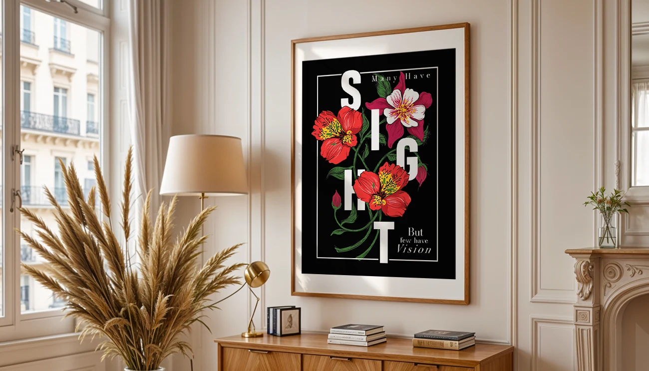 Vintage Flower Posters Comparison