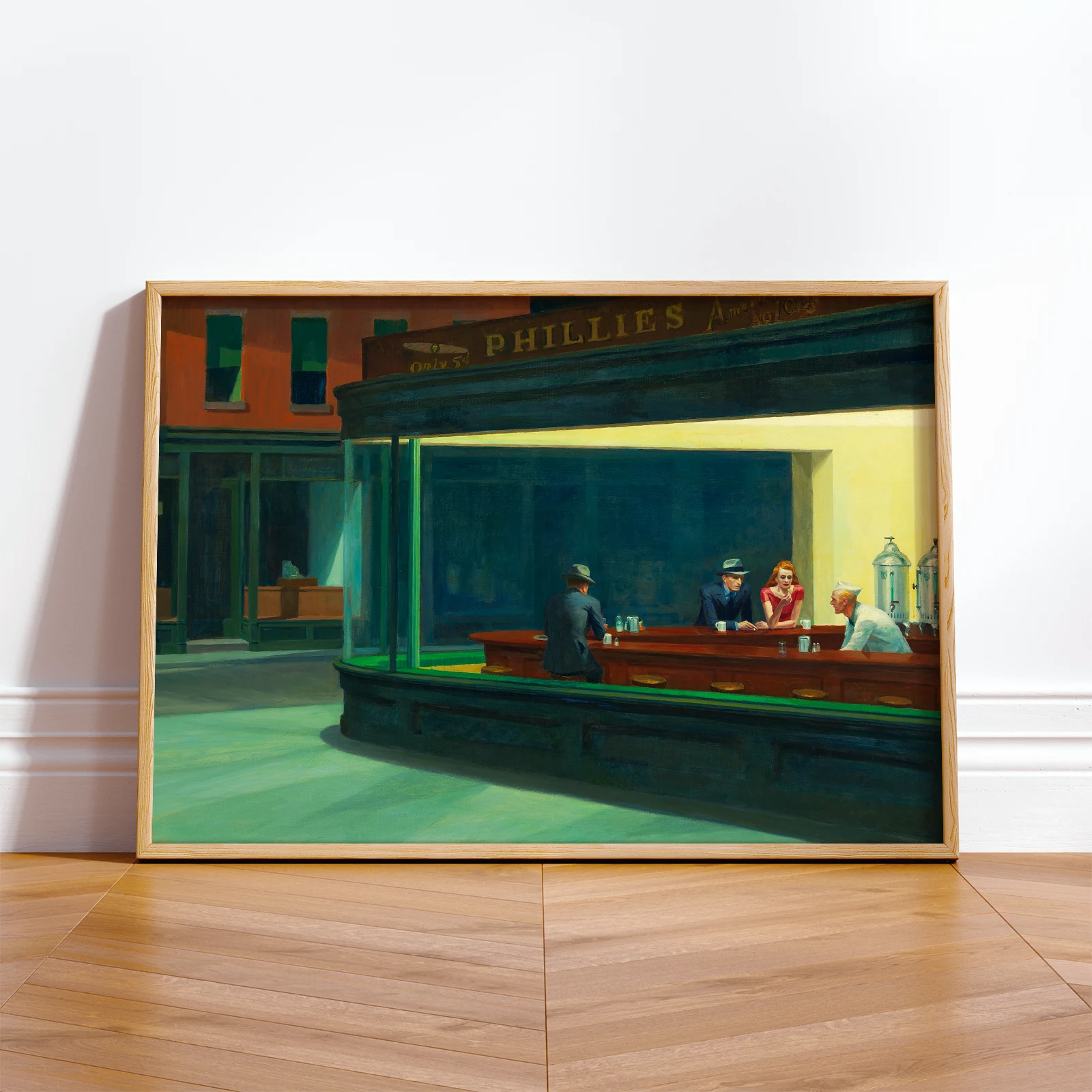 Nighthawks by Edward Hopper – Art Print Poster