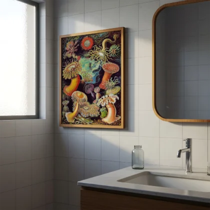 Anemones Wall Art by Ernst Haeckel