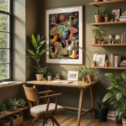 Actinia Anemones Wall Art by Ernst Haeckel