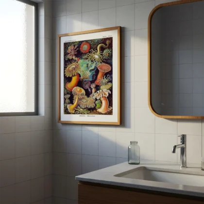 Actinia Anemones Wall Art by Ernst Haeckel