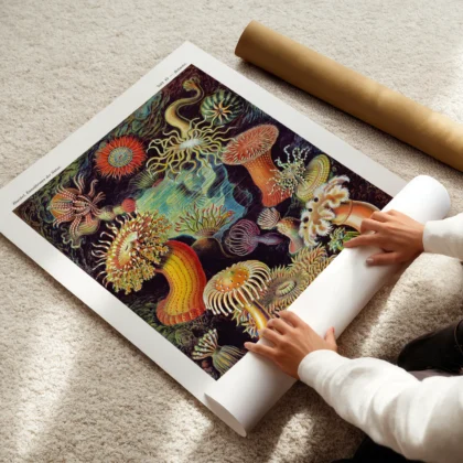 Actinia Anemones Wall Art by Ernst Haeckel