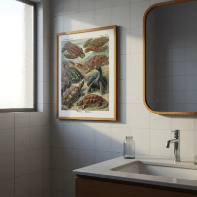 Chelonia Turtles Wall Art by Ernst Haeckel