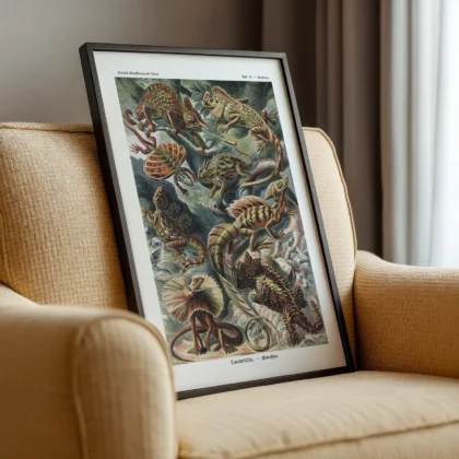 Reptiles Wall Art by Ernst Haeckel