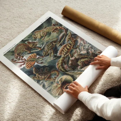 Reptiles Wall Art by Ernst Haeckel